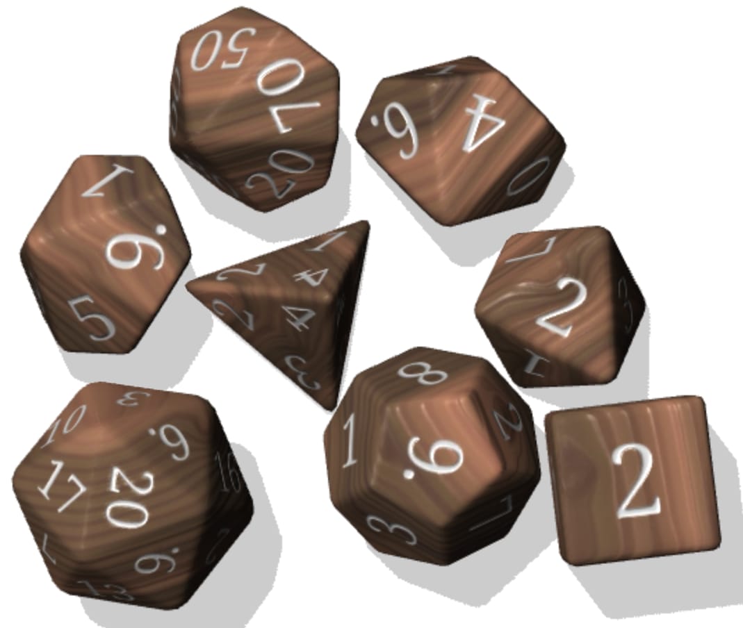 wooden dice screenshot